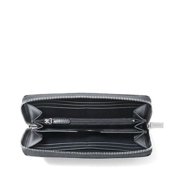 New Michael Kors Cooper Logo Zip-Around Wallet Admiral / Pale Blue - Picture 2 of 3